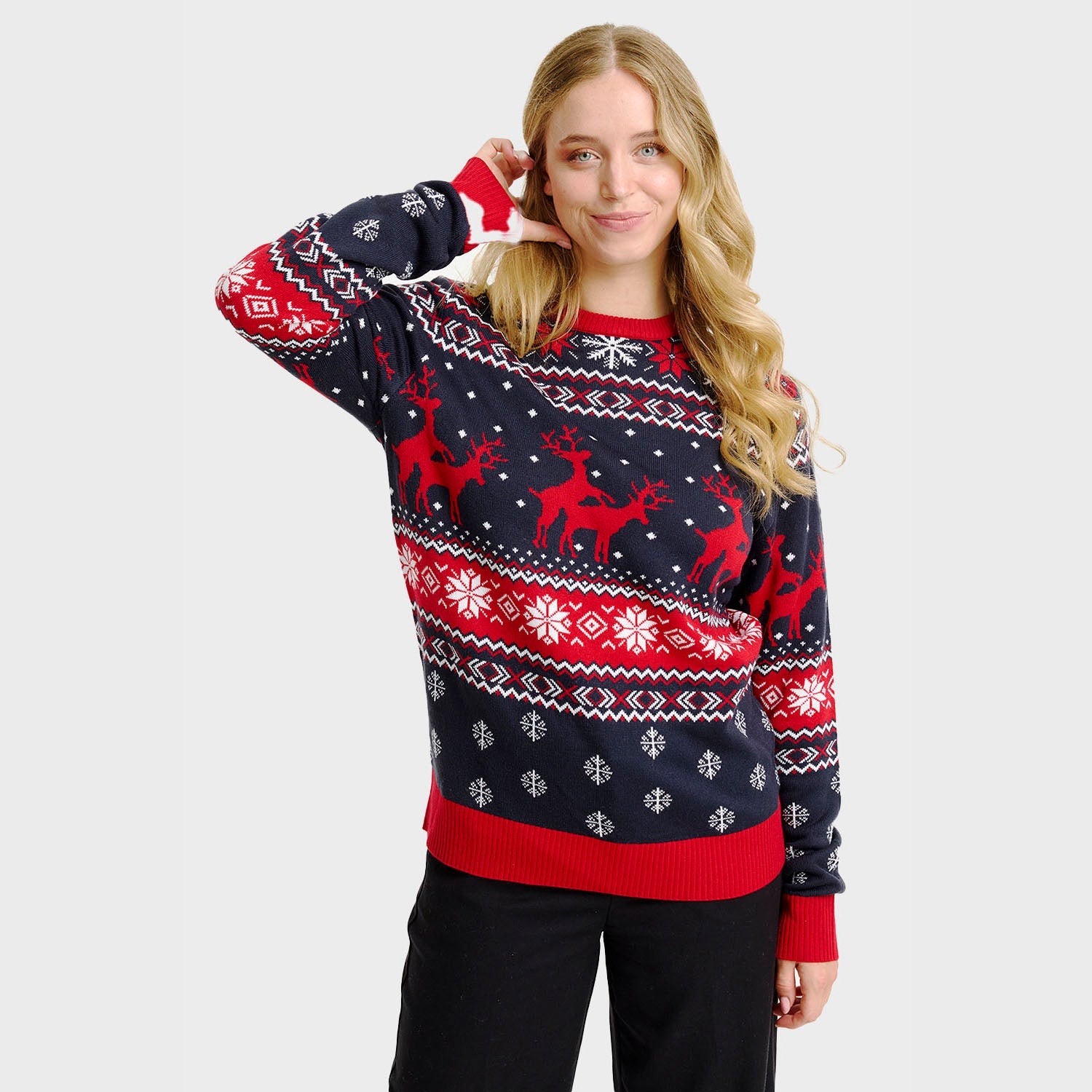 Trendy Reindeer maglione natalizio – Donna